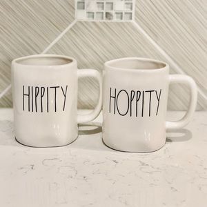 Rae Dunn “Hippity” & “Hoppity” Mugs